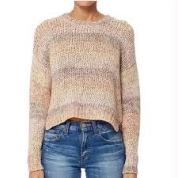 360 Sweater Celestia Cotton Chunky Knit Striped Sweater - Size Small - Picture 1 of 8